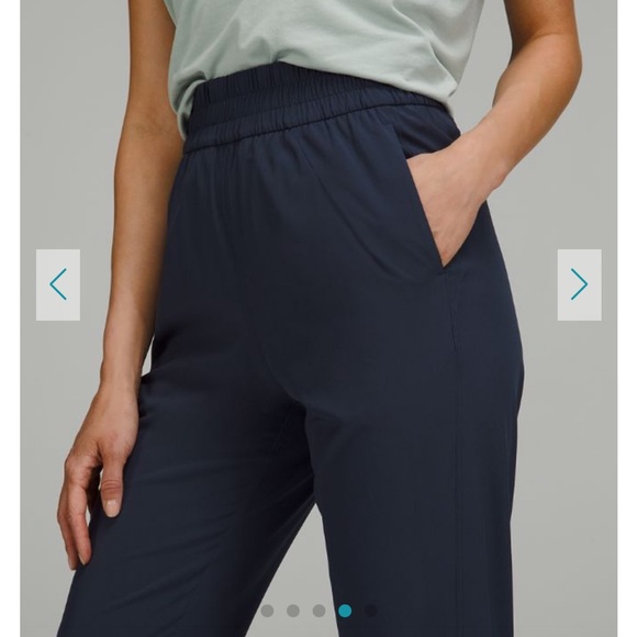 Like New Lululemon Ease Back In High-Rise Pant True Navy Sz.2 - Picture 3 of 9